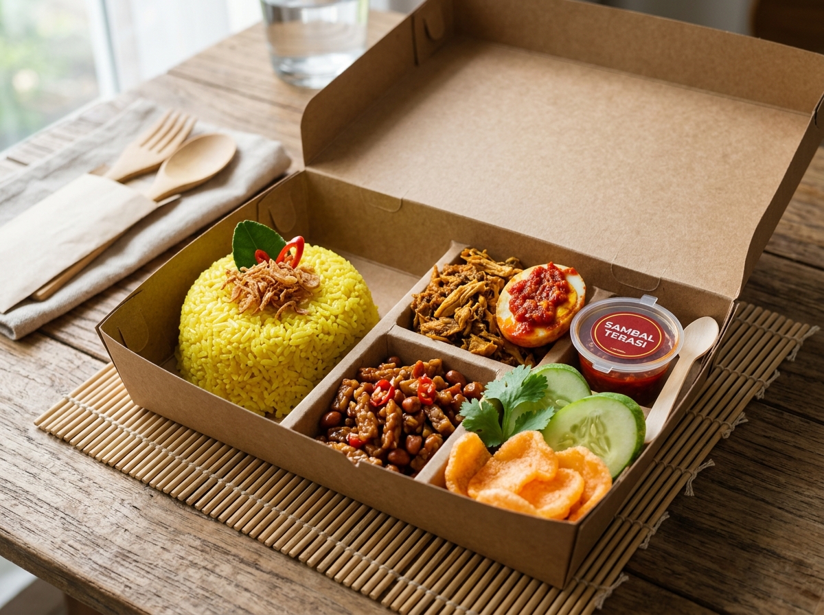 Foto Paket Nasi Kuning Box